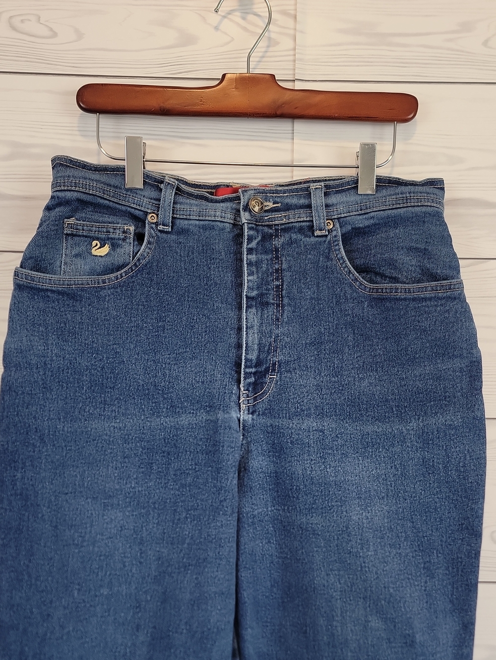 Gloria Vanderbilt Vintage Red Label Blue Denim Jeans Womens Size 14 Waist 31"X27 - Picture 2 of 13